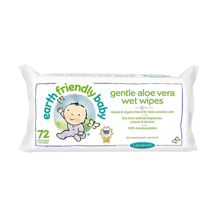 Earth Friendly Products Gentle Aloe Vera Wet Wipes 72's