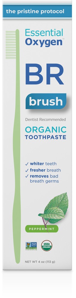 Essential Oxygen Organic Toothpaste Peppermint 113g