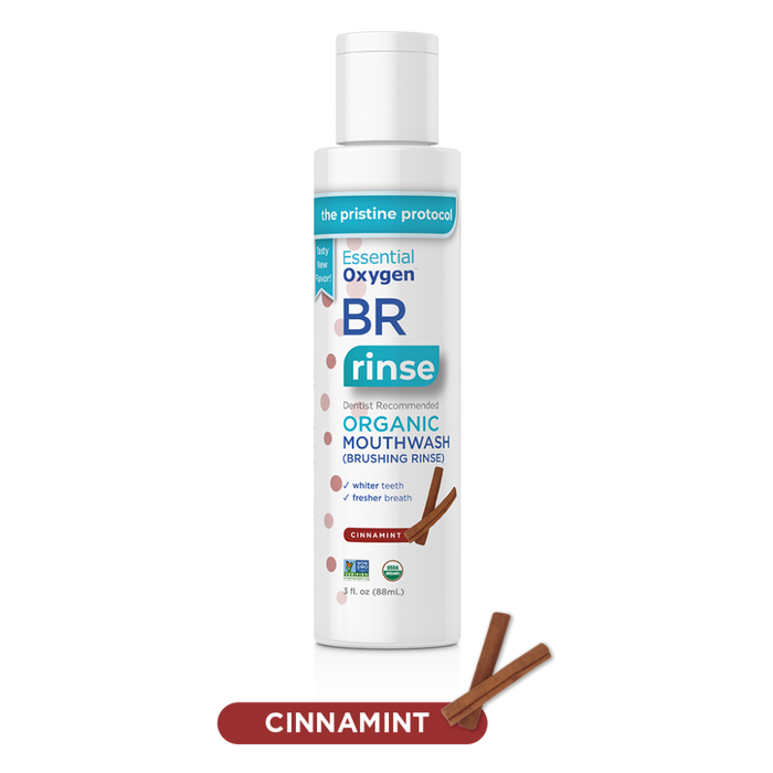 Essential Oxygen Organic Mouthwash Cinnamint 88ml