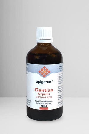 gentian gentiana lutea tincture 100ml organic