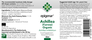 Epigenar Achillea (Yarrow) Organic Tincture 50ml