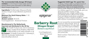 Epigenar Barberry Root (Oregon Grape) 50ml