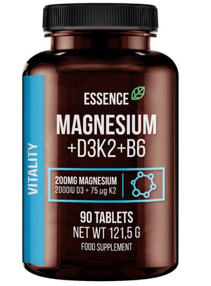 Essence Nutrition Magnesium + D3K2 + B6 - 90 tablets - Essence Nutrition