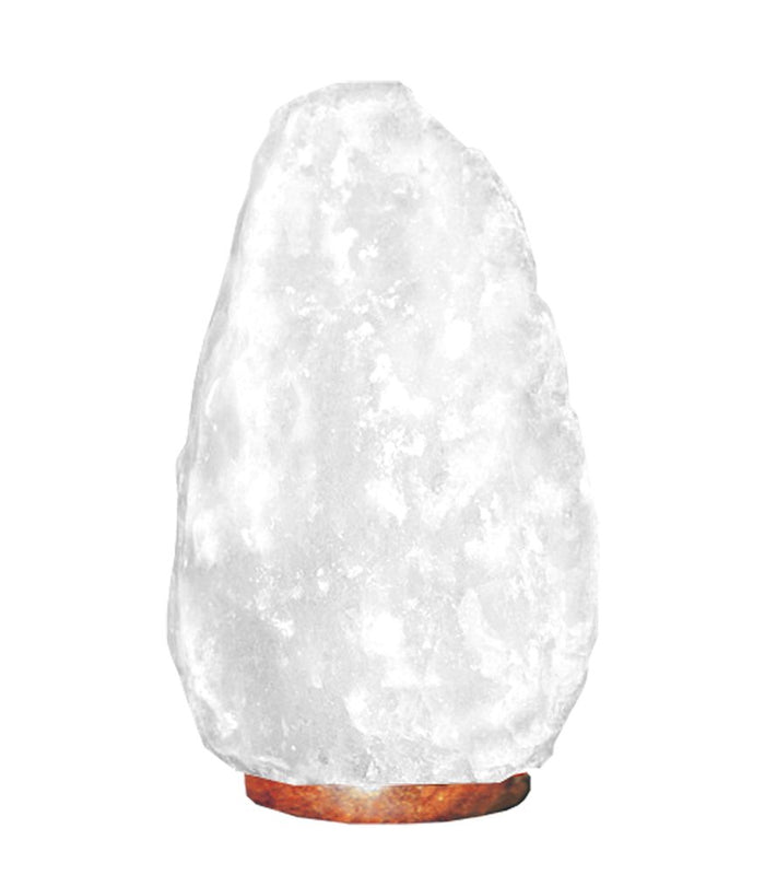 Evolution White Natural Crystal Salt Lamp