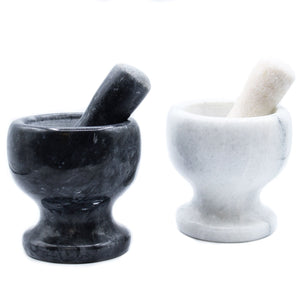 Extra Large Black Marble Pestle & Mortar - 12.5x12cm - MPM