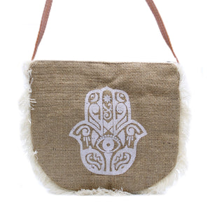 Fab Fringe Bag - Hamsa Print - FFB