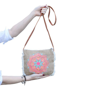 Fab Fringe Bag - Hamsa Print - FFB