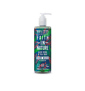 Faith In Nature Aloe Vera & Tea Tree Hand Wash 400ml - Faith In Nature