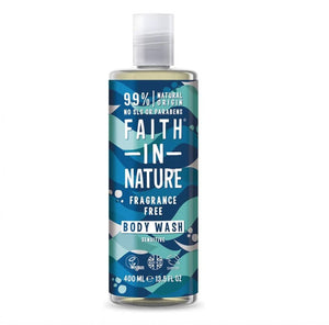 Faith In Nature Fragrance Free Bodywash Sensitive 400ml - Faith In Nature