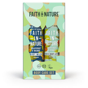 Faith In Nature Grapefruit & Orange Body Care Set 2x400ml - Faith In Nature