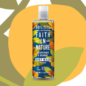 Faith In Nature Grapefruit & Orange Body Wash 400ml - Faith In Nature