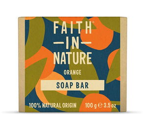 Faith In Nature Orange Soap Bar 100g - Faith In Nature