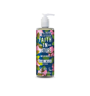 Faith In Nature Wild Rose Hand Wash 400ml - Faith In Nature