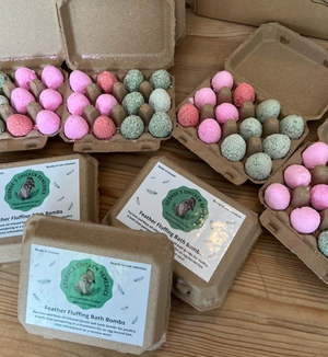 George's Chicken Remedies Feather Fluffing Bath Bombs