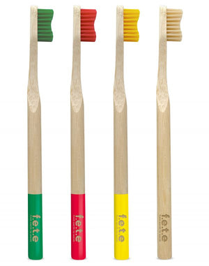 bamboo toothbrushes stupendously soft set of 4