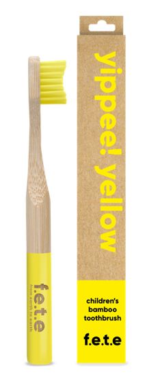 f.e.t.e-childrens-bamboo-toothbrush--yippee-yellow-single