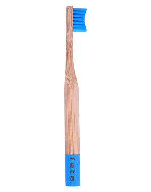 F.E.T.E Bamboo Toothbrush Children's Soft Bristles - Honest Blue (single)