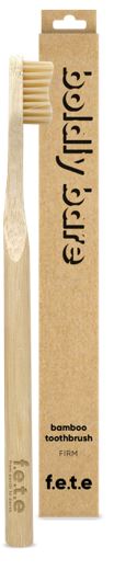 F.E.T.E Bamboo Toothbrush Firm Bristles - Boldly Bare (Natural) (single)