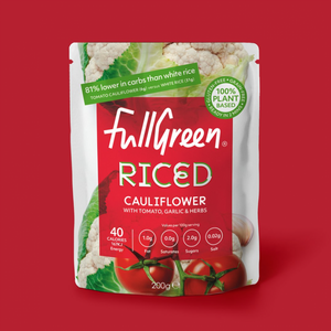 Fullgreen Riced Cauliflower With Tomato, Garlic & Herbs 200g
