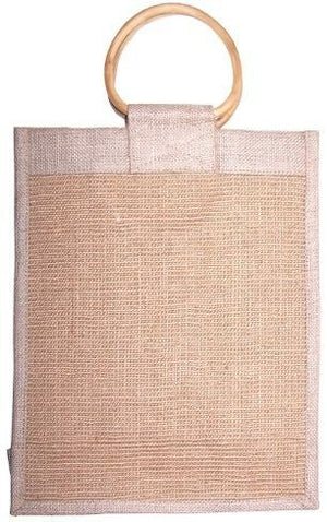 Fibre Jute & Cane Handle - Triple - JGBag