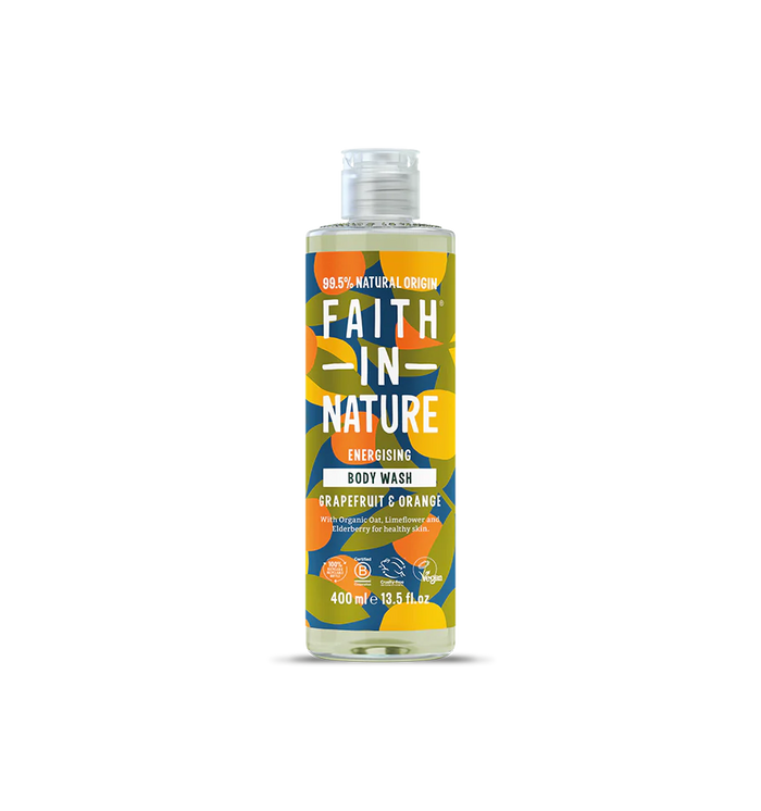 Faith In Nature Energising Body Wash Grapefruit & Orange 400ml