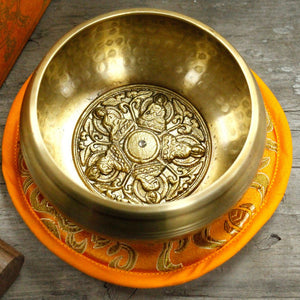 Five Buddha Singing Bowl Set 10cm (min 400gm) - TibS