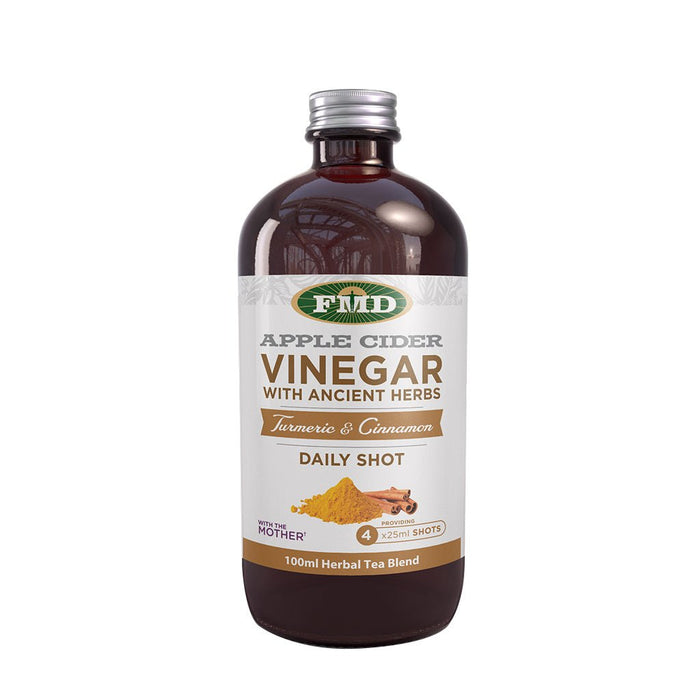 FMD Apple Cider Vinegar Turmeric & Cinnamon 100ml