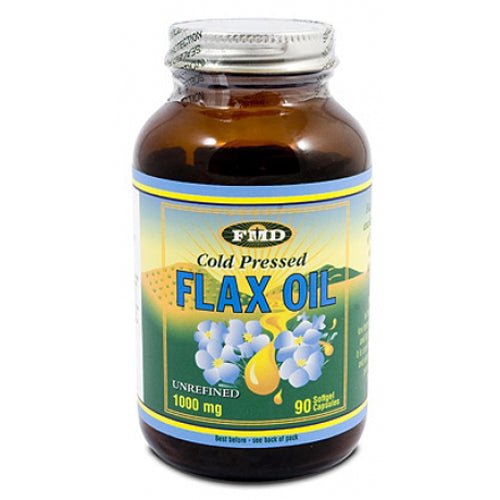 FMD Cold Pressed Flax Oil 1000mg 90's (Flax-O-Mega)