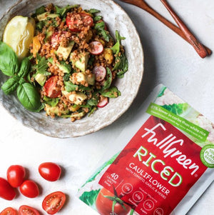 Fullgreen Riced Cauliflower With Tomato, Garlic & Herbs 200g - Fullgreen