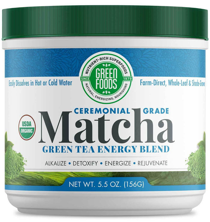 Green Foods Matcha Green Tea Energy Blend 156g