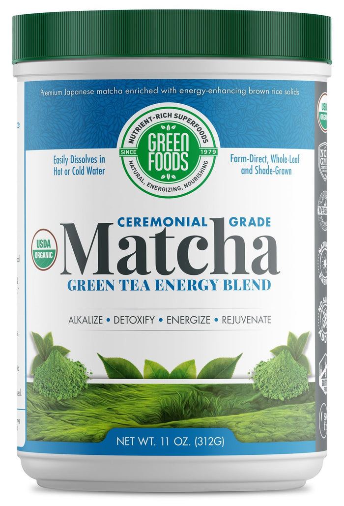 Green Foods Matcha Green Tea Energy Blend 312g