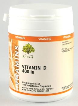 G&G Vitamins Vitamin D 400iu 100's