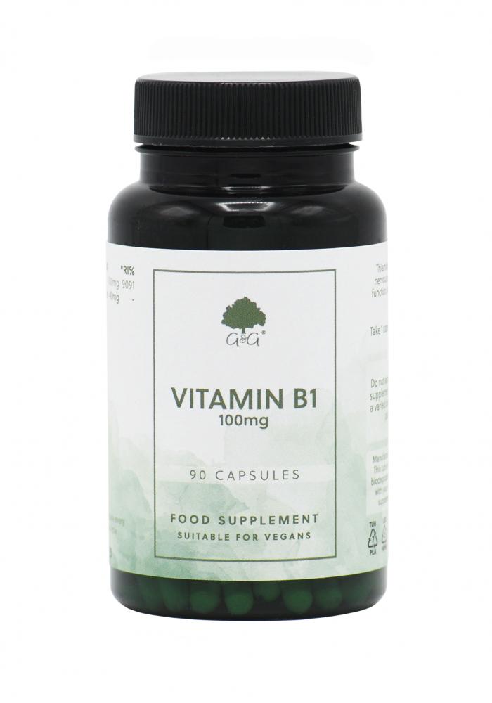 G&G Vitamins Vitamin B1 100mg 90's