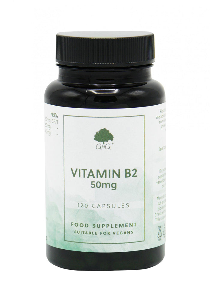 G&G Vitamins Vitamin B2 50mg 120's