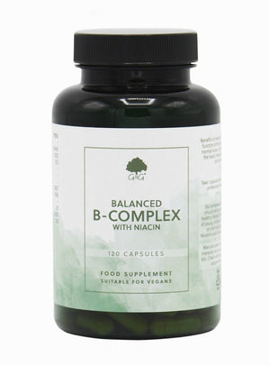 G&G Vitamins Balanced B - Complex WITH NIACIN 120's - G&G Vitamins