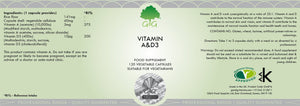 G&G Vitamins Vitamin A & D3 120's - G&G Vitamins