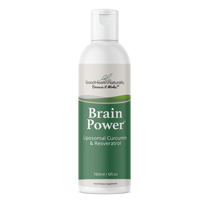 Good Health Naturally Brain Power Liposomal Curcumin & Resveratrol 180ml