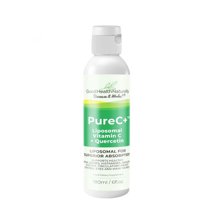 Good Health Naturally PureC+ Liposomal Vitamin C + Quercetin 180ml