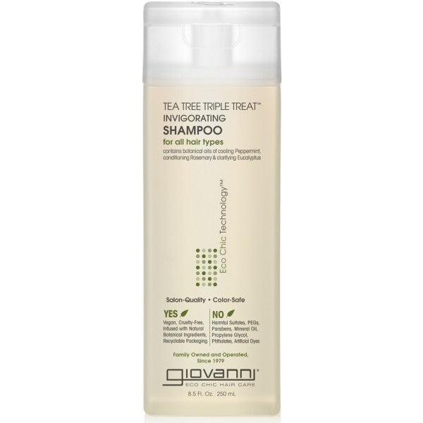 Giovanni Tea Tree Triple Treat Invigorating Shampoo 250ml