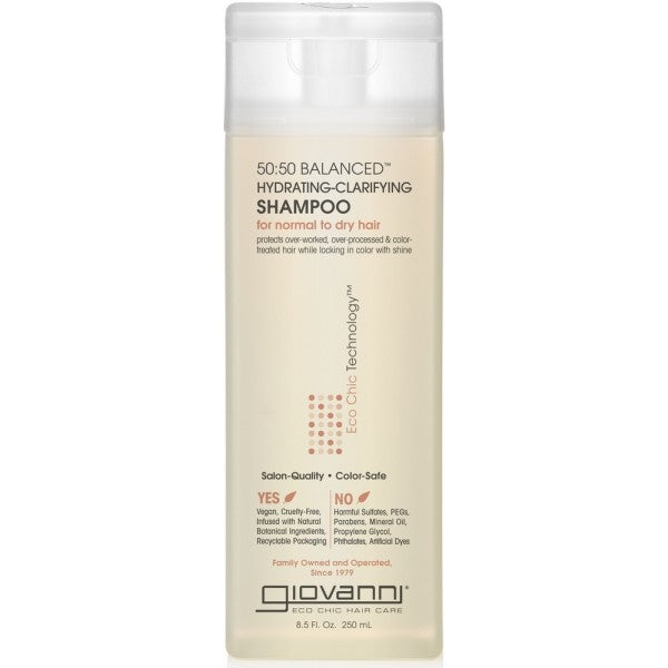 Giovanni 50:50 Balanced Hydrating-Clarifying Shampoo 250ml