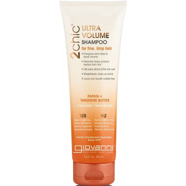 Giovanni 2chic Ultra Volume Shampoo Papaya + Tangerine Butter 250ml