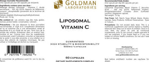 liposomal vitamin c 500mg 60s