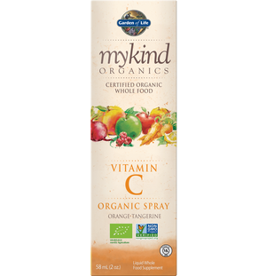 mykind organics vitamin c organic spray orange tangerine 58ml