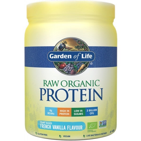 Garden of Life Raw Organic Protein Vanilla Flavour 660g