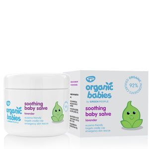 organic babies soothing baby salve lavender 100ml