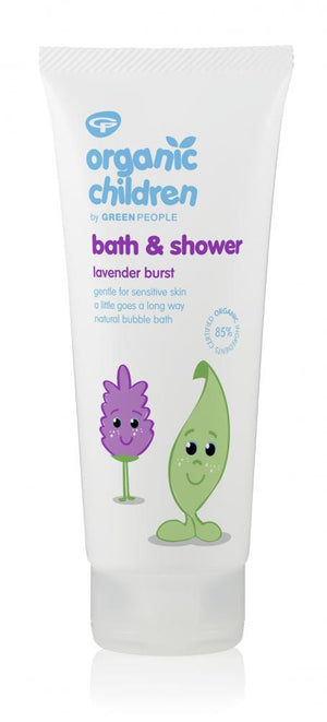 organic children bath shower lavender 200ml