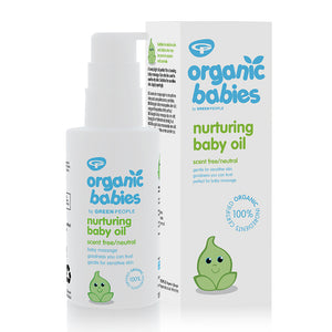 Green People Organic Babies Nurturing Baby Oil Scent Free 100ml