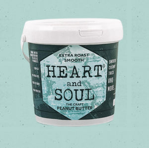 Heart and Soul  Extra Roast Smooth The Craft Peanut Butter 1kg