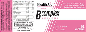 vitamin b complex supreme 30s