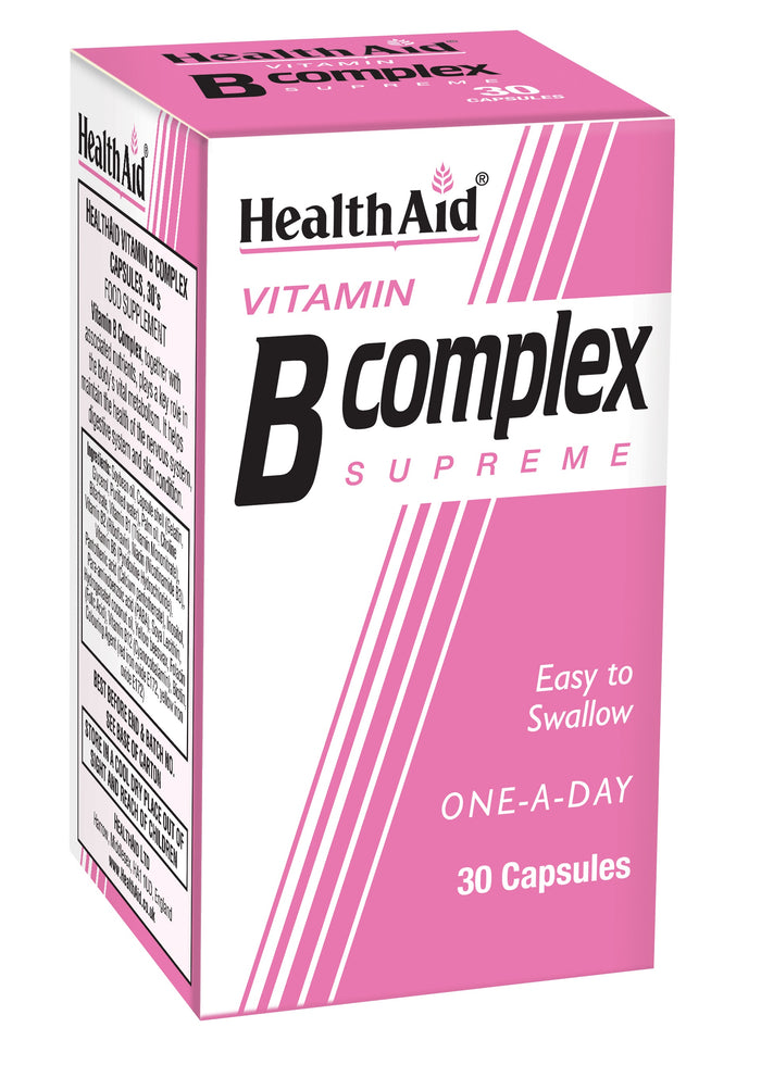 Health Aid Vitamin B Complex Supreme 30's